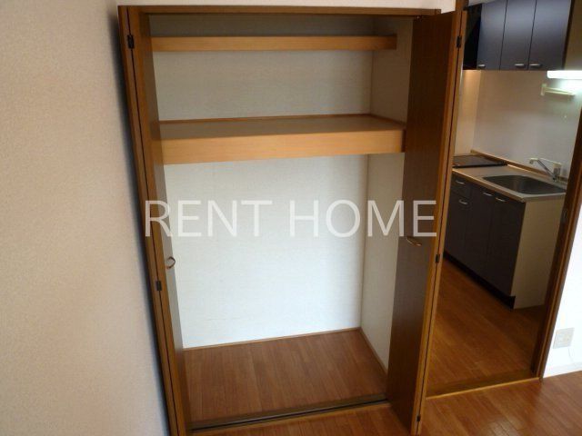 収納　洋室に大きなクローゼットが付いています。