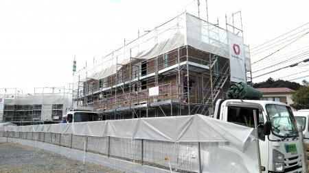 建物外観　都市ガス仕様の建物です。