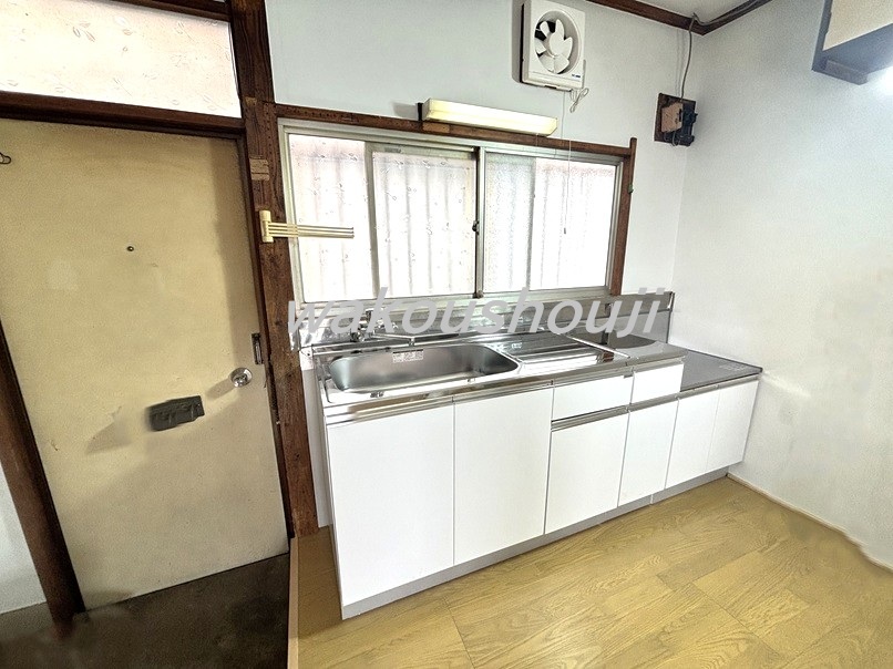 キッチン　ガスコンロ設置可能