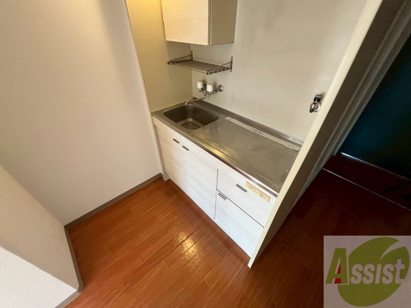 キッチン　都市ガスのキッチンなのでたくさんお料理できますね！