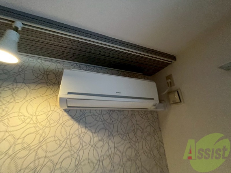 その他設備　エアコンが設置してありますので、寒暖対策もばっちり。