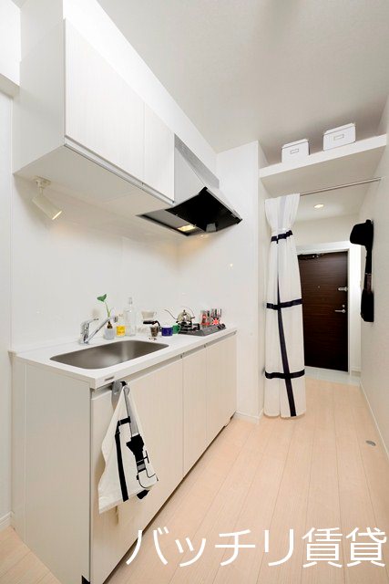 キッチン　※写真はモデルルームの為、実部屋に家具家電はありません。現状
