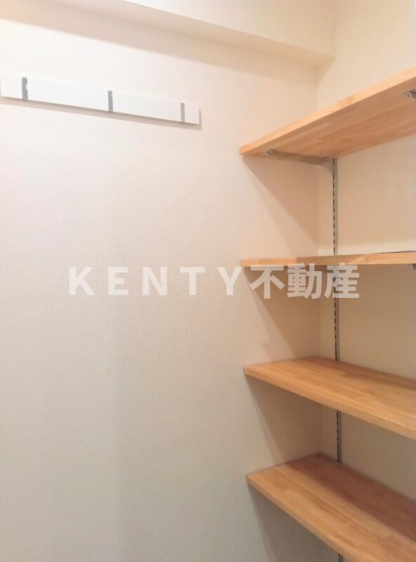 収納　大きなスペースがあり、収納には困りません