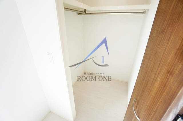 収納　ウォークインクローゼットです。