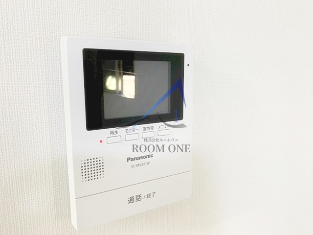 セキュリティ　モニター付きインターホンです。