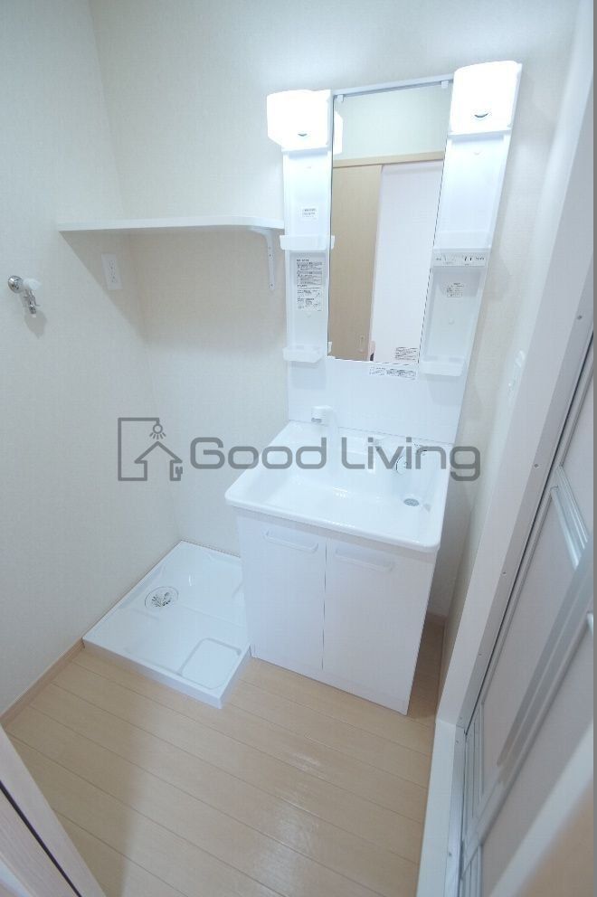 洗面設備　身だしなみもバッチリ