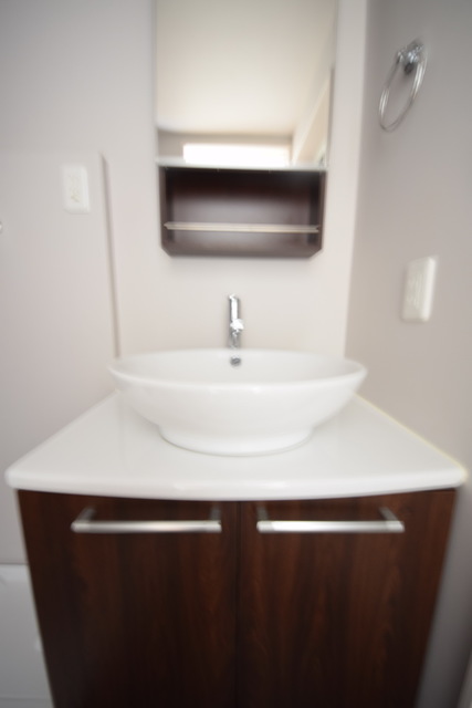 洗面設備　～顔を洗って元気に出発～