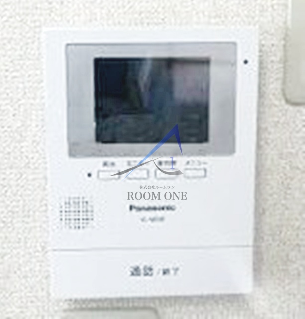 セキュリティ　モニター付きインターホンです。