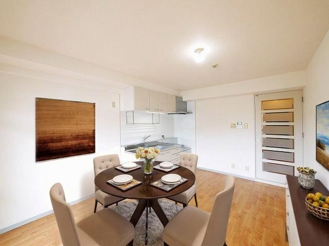 居室・リビング　CGで家具等を配置したもので家具等は含まれません