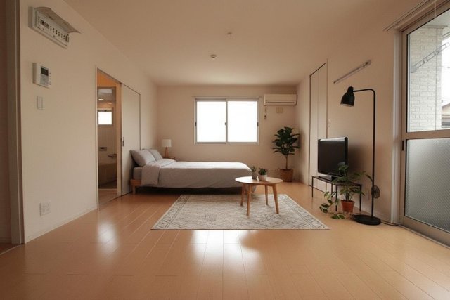 居室・リビング　ＣＧで家具等を配置したもので家具等は含まれません。