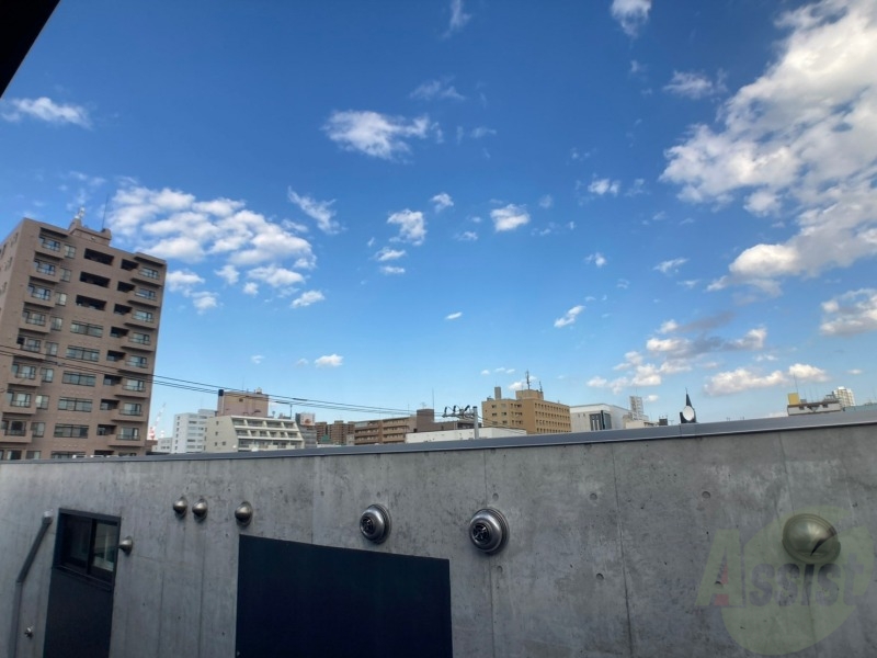 眺望　眺望です。建物はありますが風通しは良さそうです。