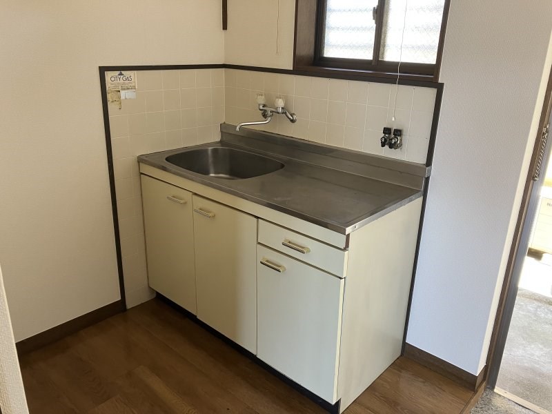 キッチン　２口コンロ設置可能なキッチン(他室参照)