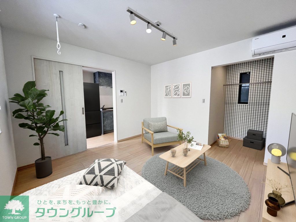居室・リビング　家具家電はイメージです。