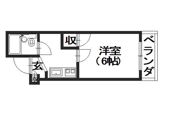エバグリーンヴィラ堀川の間取り写真