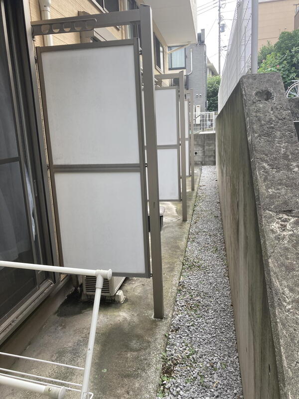庭　洗濯もの干せます