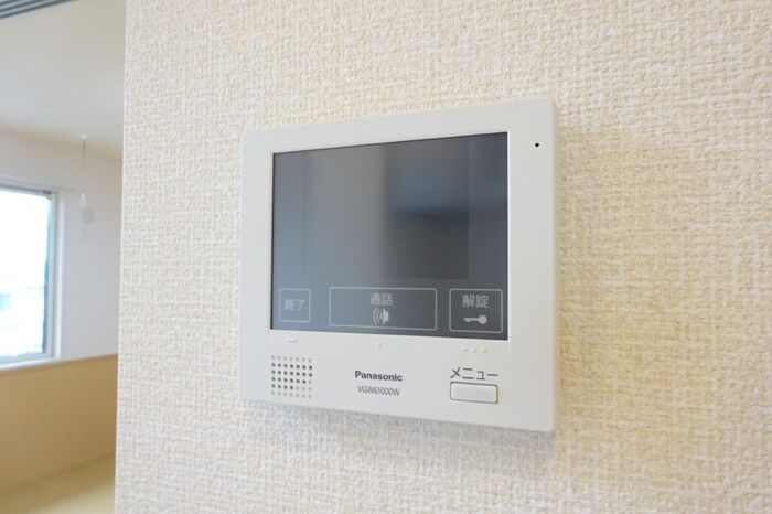 セキュリティ　モニター付きインターホンです