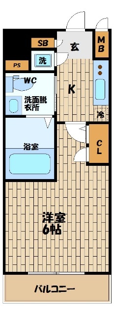 エスリード福島シティグランツの間取り写真