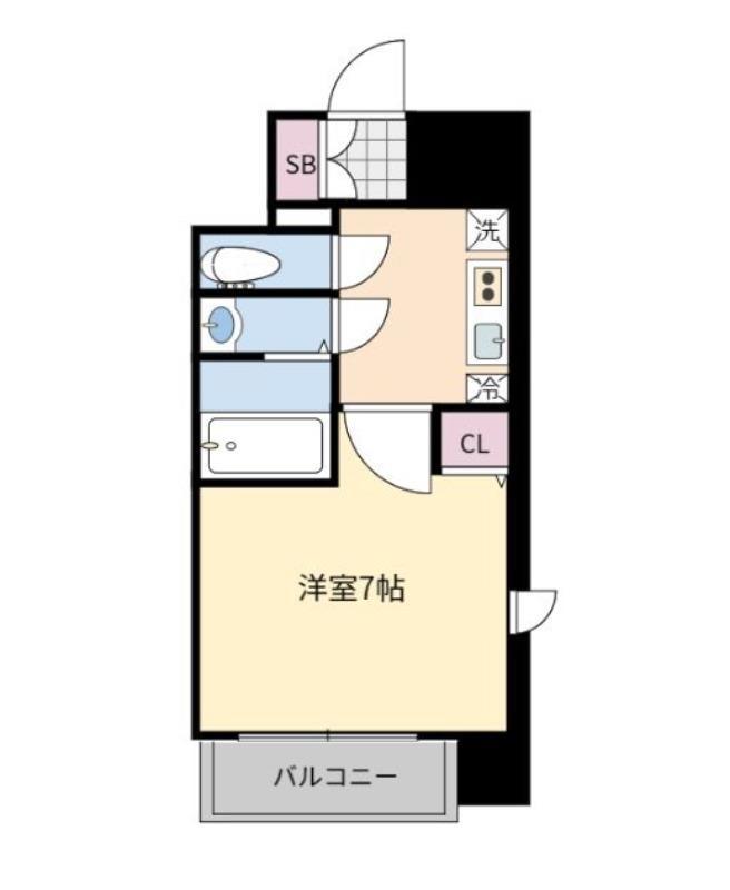 仙台市地下鉄南北線 北四番丁駅 徒歩4分 10階建 築8年の間取り写真