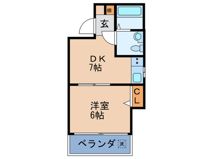 プレシャスJ-1の間取り写真