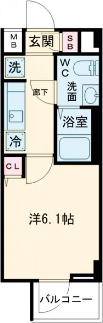 GENOVIA堀切菖蒲園の間取り写真