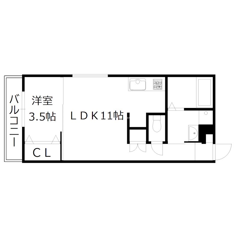 ブロンテ加古川の間取り写真