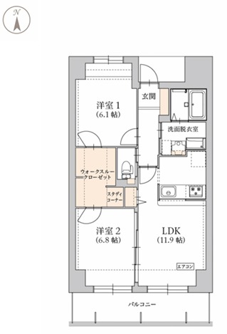 ＪＲ東海道本線 三島駅 徒歩20分 10階建 築1年の間取り写真