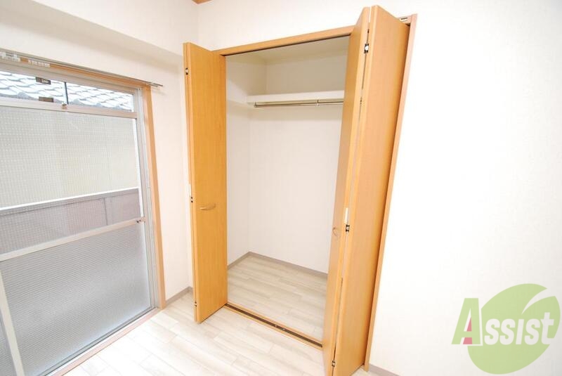 収納　もちろん収納スペースも確保。お部屋がスッキリ片付きますね。