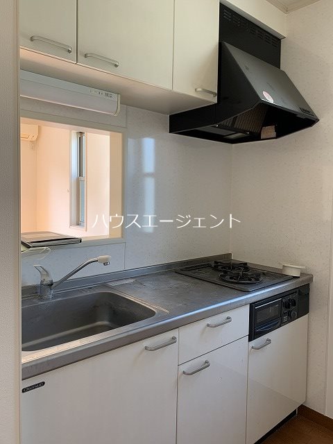 キッチン　2口ガスシステムキッチンでお料理捗ります※反転タイプ参考画像