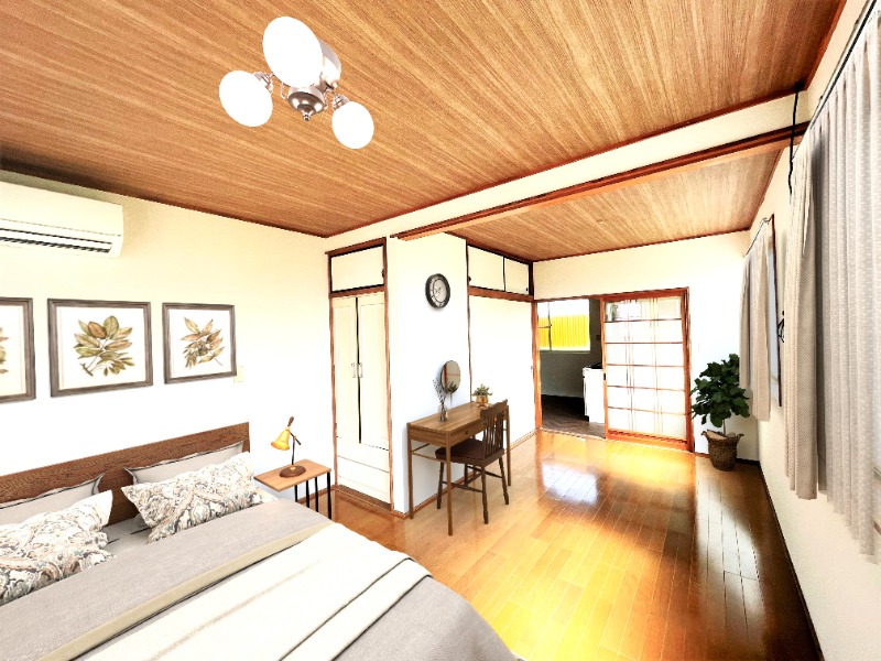 居室・リビング　ＣＧ画像の為実際は家具・家電の設置無し
