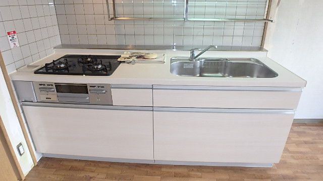 地下鉄谷町線 中崎町駅 徒歩1分 14階建 築29年のキッチン写真