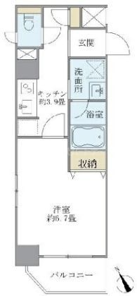 Cross Point AKABANEの間取り写真