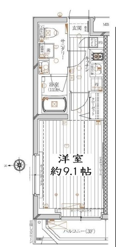 レガリス馬込パークサイドの間取り写真