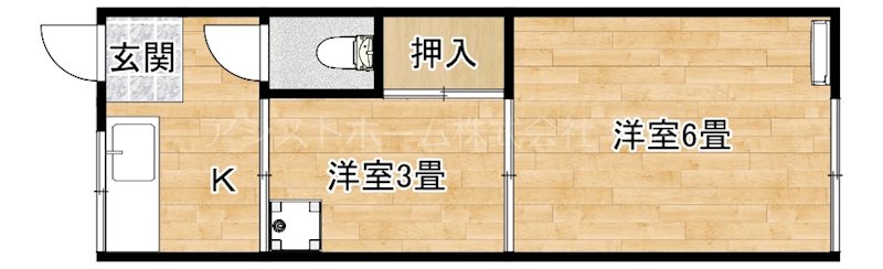 石津文化A棟の間取り写真