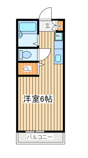 オオタマンションの間取り写真