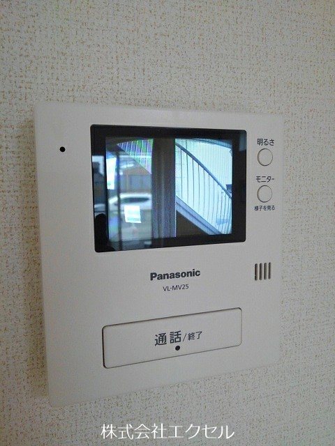 セキュリティ　モニター付きインターホンです。