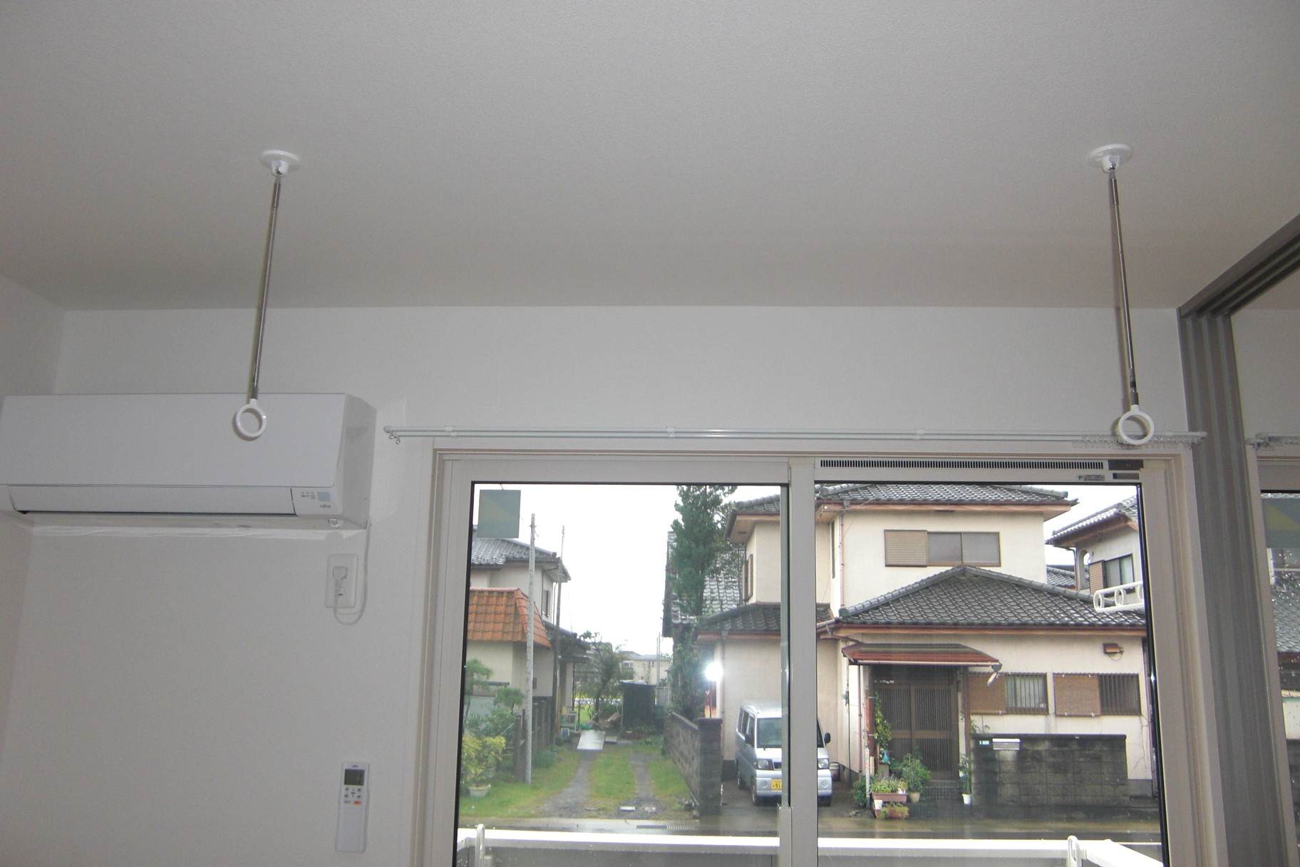 その他　室内物干し付で女性の洗濯物も安心。