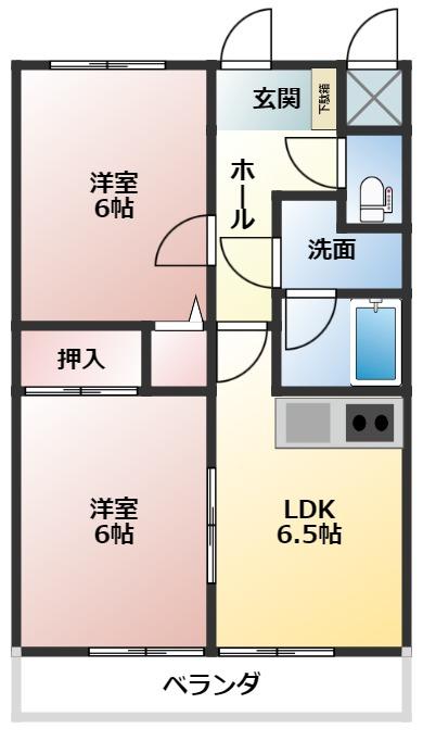 ロイヤルプレステージ新町の間取り