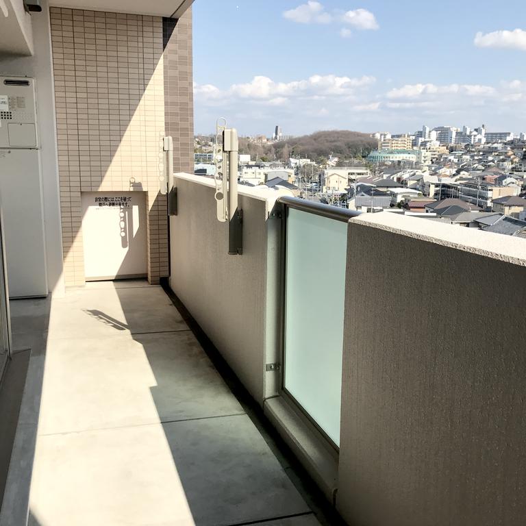 【茶屋ヶ坂ライズのバルコニー】