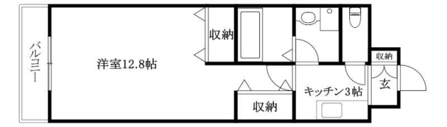 勝山町バートンの間取り