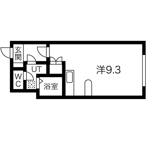 北海道札幌市中央区北五条西２５（マンション）の賃貸物件の間取り