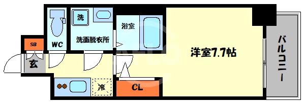 サムティ大阪GRAND EASTIIの間取り