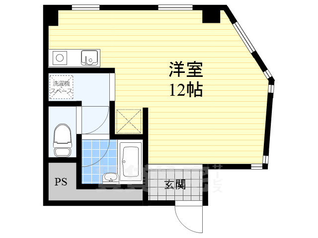 リーベ淡路ビルの間取り