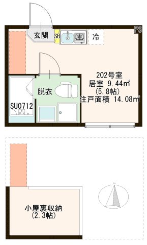 ハーモニーテラス西新井栄町IIの間取り