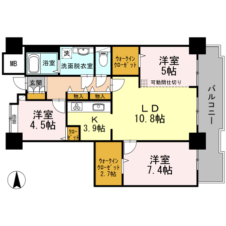 品川シーサイドビュータワーIの間取り