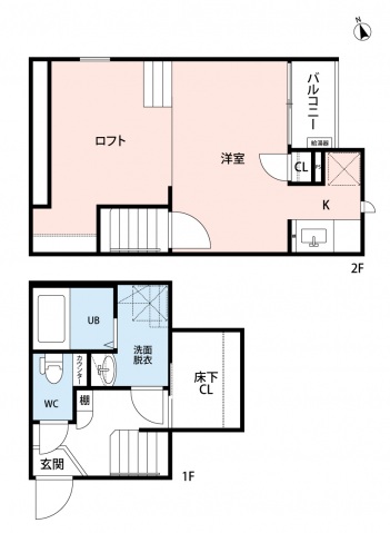 CB八潮カルミナの間取り