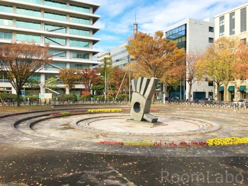 【ウェルブライト博多ステーションの公園】