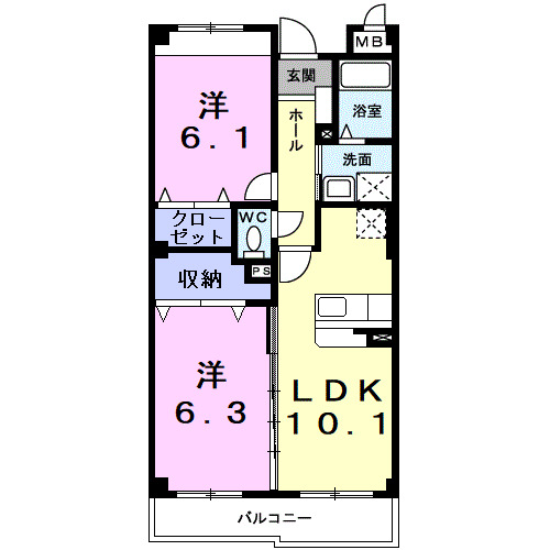 【ＳｕｎＳｏｌｅｉｌ２１の間取り】