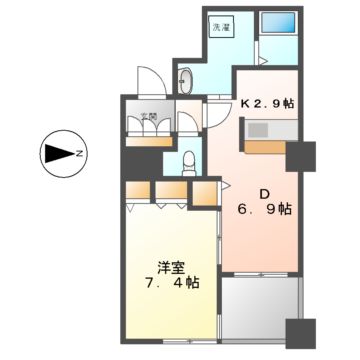 アクアタウン納屋橋の間取り