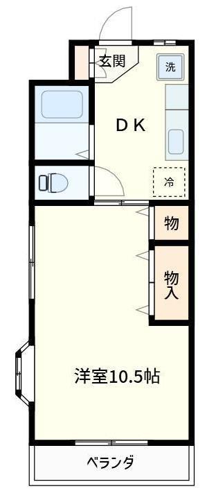 飯田マンションの間取り