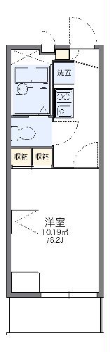 【レオパレスＢＲＩＧＨＴの間取り】